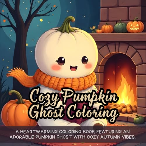 Cozy Pumpkin Ghost Coloring: cozy pumpkin ghost coloring book, cute spooky coloring for adults, halloween cozy vibes coloring book, spooky cute ... book, whimsical pumpkin ghost coloring fun Cozy Pumpkin Ghost Coloring: cozy pumpkin ghost coloring book, cute spooky coloring for adults, halloween cozy vibes coloring book, spooky cute ... book, whimsical pumpkin ghost coloring fun von Independently published
