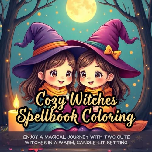 Cozy Witches Spellbook Coloring: cute witch coloring book, cozy witches coloring book, hygge coloring book for adults, spellbook coloring book, ... coloring book, magical fantasy coloring book Cozy Witches Spellbook Coloring: cute witch coloring book, cozy witches coloring book, hygge coloring book for adults, spellbook coloring book, ... coloring book, magical fantasy coloring book von Independently published