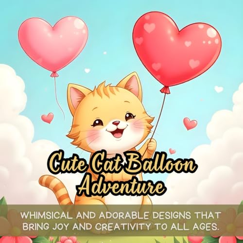 Cute Cat Balloon Adventure: Whimsical and adorable designs that bring joy and creativity to all ages. Cute Cat Balloon Adventure: Whimsical and adorable designs that bring joy and creativity to all ages. von Independently published
