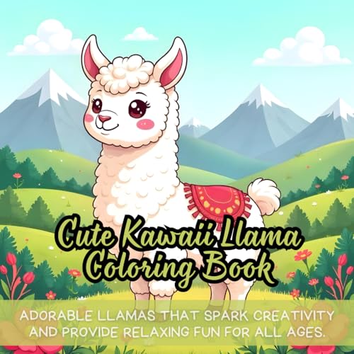 Cute Kawaii Llama Coloring Book: Simple and fun coloring pages, cute animals for kids, llama-themed art, easy-to-color designs, stress-relief ... relaxation, kid-friendly coloring pages Cute Kawaii Llama Coloring Book: Simple and fun coloring pages, cute animals for kids, llama-themed art, easy-to-color designs, stress-relief ... relaxation, kid-friendly coloring pages