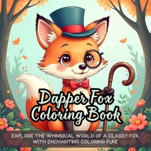 Dapper Fox Coloring Book: Explore the whimsical world of a classy fox with enchanting coloring fun! Dapper Fox Coloring Book: Explore the whimsical world of a classy fox with enchanting coloring fun! von Independently published