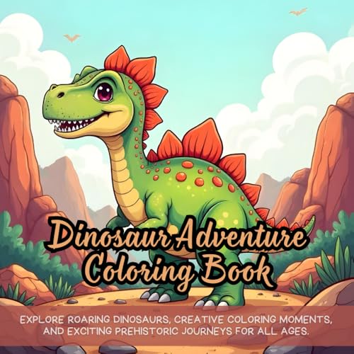 Dinosaur Adventure Coloring Book: dinosaur coloring book for kids, roaring dinosaur coloring book, fun learning coloring book, jurassic dinosaur coloring book, coloring book for toddlers, Dinosaur Adventure Coloring Book: dinosaur coloring book for kids, roaring dinosaur coloring book, fun learning coloring book, jurassic dinosaur coloring book, coloring book for toddlers, von Independently published