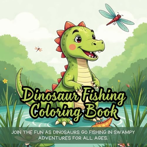 Dinosaur Fishing Coloring Book: fun dinosaur coloring book for kids, prehistoric swamp fishing coloring book, dinosaur adventure coloring book for boys, relaxing coloring book for toddlers Dinosaur Fishing Coloring Book: fun dinosaur coloring book for kids, prehistoric swamp fishing coloring book, dinosaur adventure coloring book for boys, relaxing coloring book for toddlers von Independently published