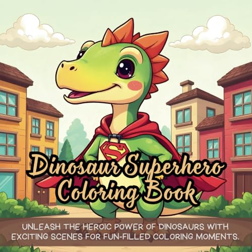 Dinosaur Superhero Coloring Book: fun dinosaur coloring book for kids, superhero coloring book for boys, dino adventure coloring book, coloring book ... book, comic dinosaur coloring book for fun Dinosaur Superhero Coloring Book: fun dinosaur coloring book for kids, superhero coloring book for boys, dino adventure coloring book, coloring book ... book, comic dinosaur coloring book for fun von Independently published