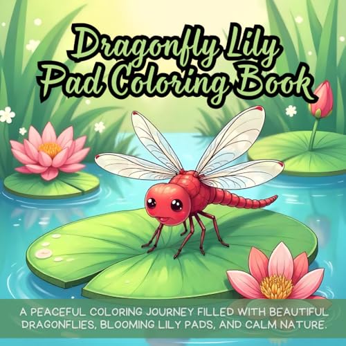 Dragonfly Lily Pad Coloring Book: dragonfly coloring book for adults, lily pad coloring book, nature-themed coloring book, wildlife coloring book, ... for seniors, insect coloring book for teens Dragonfly Lily Pad Coloring Book: dragonfly coloring book for adults, lily pad coloring book, nature-themed coloring book, wildlife coloring book, ... for seniors, insect coloring book for teens von Independently published