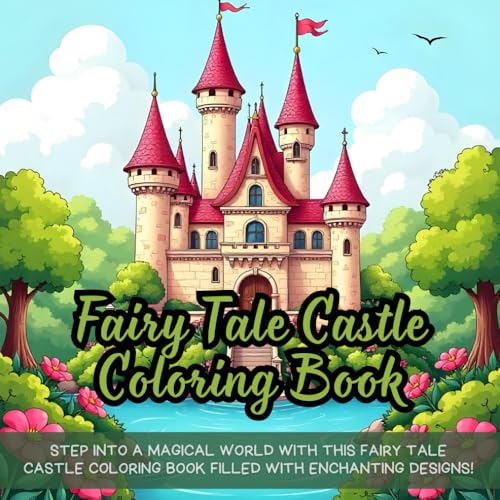 Fairy Tale Castle Coloring Book: Fantasy coloring book for kids, magical castle coloring book, fairy tale kingdom coloring book, enchanted castle ... castle coloring book, fairyland coloring book Fairy Tale Castle Coloring Book: Fantasy coloring book for kids, magical castle coloring book, fairy tale kingdom coloring book, enchanted castle ... castle coloring book, fairyland coloring book von Independently published
