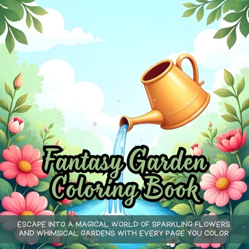 Fantasy Garden Coloring Book: whimsical coloring book for adults, fantasy garden coloring book, relaxing coloring book for stress relief, enchanted ... book, dreamlike landscape coloring book Fantasy Garden Coloring Book: whimsical coloring book for adults, fantasy garden coloring book, relaxing coloring book for stress relief, enchanted ... book, dreamlike landscape coloring book von Independently published
