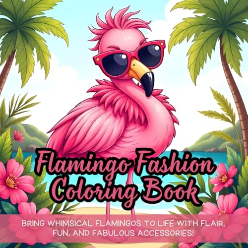 Flamingo Fashion Coloring Book: fabulous flamingo coloring book for adults, flamingo fashion accessories coloring book, whimsical flamingo coloring ... heels, entertaining flamingo coloring book Flamingo Fashion Coloring Book: fabulous flamingo coloring book for adults, flamingo fashion accessories coloring book, whimsical flamingo coloring ... heels, entertaining flamingo coloring book von Independently published