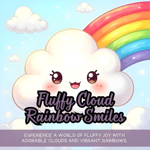 Fluffy Cloud Rainbow Smiles: fun kids coloring book happy clouds rainbow, cute coloring book for young kids rainbow, happy skies with rainbows kids ... book for kids, coloring book for children Fluffy Cloud Rainbow Smiles: fun kids coloring book happy clouds rainbow, cute coloring book for young kids rainbow, happy skies with rainbows kids ... book for kids, coloring book for children von Independently published