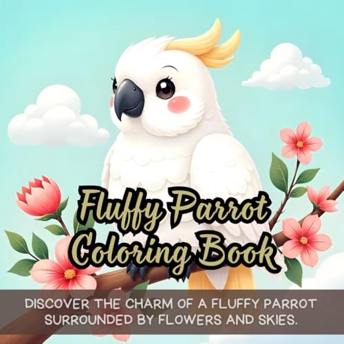 Fluffy Parrot Coloring Book: cute coloring book for kids, coloring book for adults, bird coloring book, parrot lovers, nature coloring book, fluffy ... floral designs, sky and clouds coloring Fluffy Parrot Coloring Book: cute coloring book for kids, coloring book for adults, bird coloring book, parrot lovers, nature coloring book, fluffy ... floral designs, sky and clouds coloring von Independently published