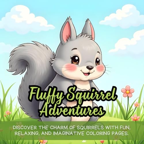 Fluffy Squirrel Adventures: Discover the charm of squirrels with fun, relaxing, and imaginative coloring pages. Fluffy Squirrel Adventures: Discover the charm of squirrels with fun, relaxing, and imaginative coloring pages. von Independently published