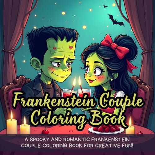 Frankenstein Couple Coloring Book: Halloween monster coloring book for adults, spooky couple coloring book, gothic romance coloring book, Frankenstein ... fantasy coloring book, haunted love coloring Frankenstein Couple Coloring Book: Halloween monster coloring book for adults, spooky couple coloring book, gothic romance coloring book, Frankenstein ... fantasy coloring book, haunted love coloring von Independently published