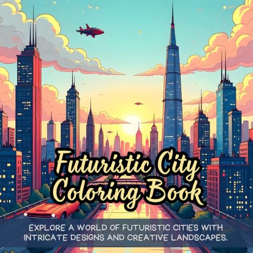 Futuristic City Coloring Book: Explore a world of futuristic cities with intricate designs and creative landscapes. Futuristic City Coloring Book: Explore a world of futuristic cities with intricate designs and creative landscapes. von Independently published