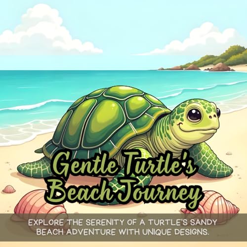 Gentle Turtle's Beach Journey: turtle coloring book for mindful relaxation, gentle turtle on sandy beach, marine life coloring for adults, serene ... for adults, sea turtle family coloring book Gentle Turtle's Beach Journey: turtle coloring book for mindful relaxation, gentle turtle on sandy beach, marine life coloring for adults, serene ... for adults, sea turtle family coloring book von Independently published