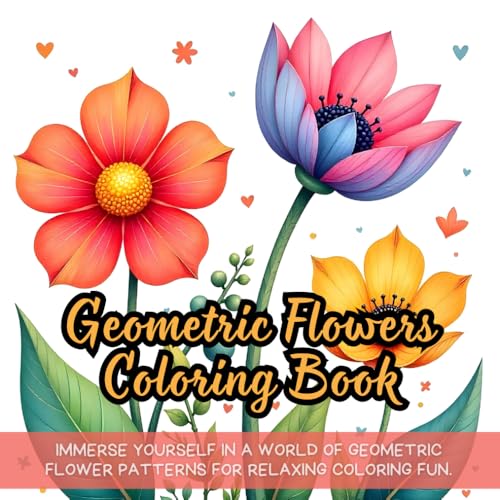 Geometric Flowers Coloring Book: Geometric coloring book for adults, floral pattern coloring book, relaxing flowers coloring book, intricate geometric ... book, mindfulness geometric coloring book Geometric Flowers Coloring Book: Geometric coloring book for adults, floral pattern coloring book, relaxing flowers coloring book, intricate geometric ... book, mindfulness geometric coloring book von Independently published