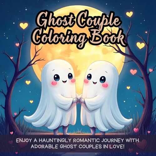 Ghost Couple Coloring Book: Spooky love coloring book for adults, cute ghost coloring book, Halloween couple coloring book, romantic fantasy coloring ... coloring book, gothic love coloring book Ghost Couple Coloring Book: Spooky love coloring book for adults, cute ghost coloring book, Halloween couple coloring book, romantic fantasy coloring ... coloring book, gothic love coloring book von Independently published
