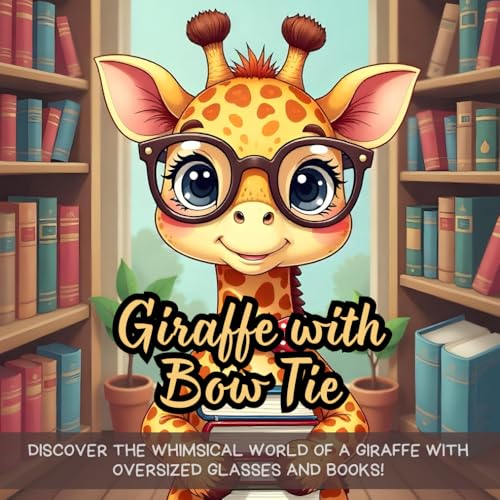 Giraffe with Bow Tie: Discover the whimsical world of a giraffe with oversized glasses and books! Giraffe with Bow Tie: Discover the whimsical world of a giraffe with oversized glasses and books! von Independently published