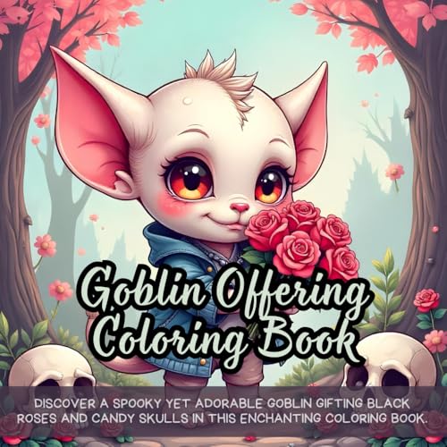 Goblin Offering Coloring Book: Dark fantasy coloring book, goblin coloring book, gothic coloring book for adults, spooky cute coloring book, creepy ... book, mythical creatures coloring book Goblin Offering Coloring Book: Dark fantasy coloring book, goblin coloring book, gothic coloring book for adults, spooky cute coloring book, creepy ... book, mythical creatures coloring book von Independently published