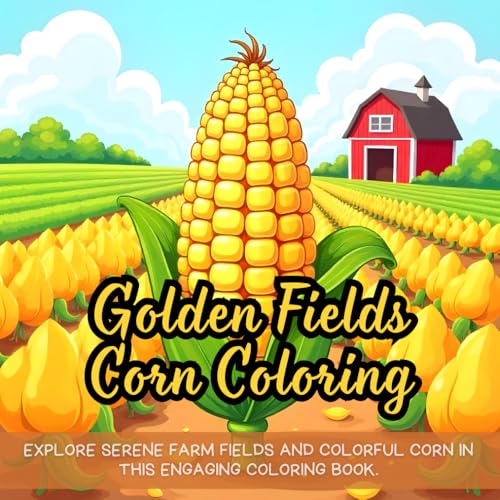 Golden Fields Corn Coloring: Explore serene farm fields and colorful corn in this engaging coloring book. Golden Fields Corn Coloring: Explore serene farm fields and colorful corn in this engaging coloring book. von Independently published