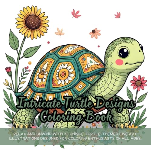 Intricate Turtle Designs Coloring Book: turtle coloring book, animal coloring book, detailed turtle art, adult coloring book, coloring book for ... art coloring book, coloring book for kids Intricate Turtle Designs Coloring Book: turtle coloring book, animal coloring book, detailed turtle art, adult coloring book, coloring book for ... art coloring book, coloring book for kids