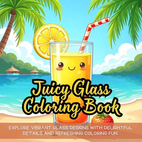 Juicy Glass Coloring Book: Explore vibrant glass designs with delightful details and refreshing coloring fun. Juicy Glass Coloring Book: Explore vibrant glass designs with delightful details and refreshing coloring fun. von Independently published