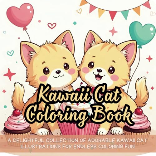 Kawaii Cat Coloring Book: kawaii coloring book for kids, cat coloring book for girls, cute animals coloring book, anime cat coloring book, chibi cat coloring book, playful kitten coloring book Kawaii Cat Coloring Book: kawaii coloring book for kids, cat coloring book for girls, cute animals coloring book, anime cat coloring book, chibi cat coloring book, playful kitten coloring book von Independently published