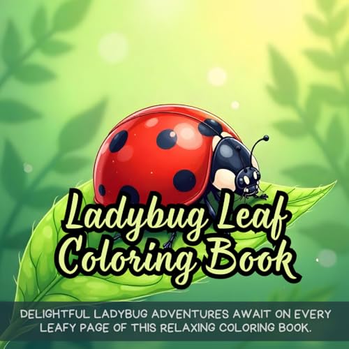 Ladybug Leaf Coloring Book: ladybug coloring book for kids, bug-themed coloring book for toddlers, insects coloring book for children, nature-based ... book for boys, forest bugs coloring book Ladybug Leaf Coloring Book: ladybug coloring book for kids, bug-themed coloring book for toddlers, insects coloring book for children, nature-based ... book for boys, forest bugs coloring book von Independently published