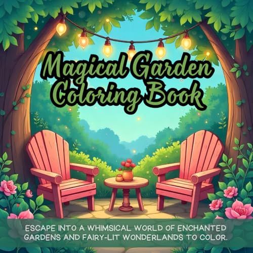 Magical Garden Coloring Book: magical garden coloring book for adults, cozy seating area coloring book, stress-relief coloring book for adults, ... enchanted pathways coloring book for adults Magical Garden Coloring Book: magical garden coloring book for adults, cozy seating area coloring book, stress-relief coloring book for adults, ... enchanted pathways coloring book for adults von Independently published