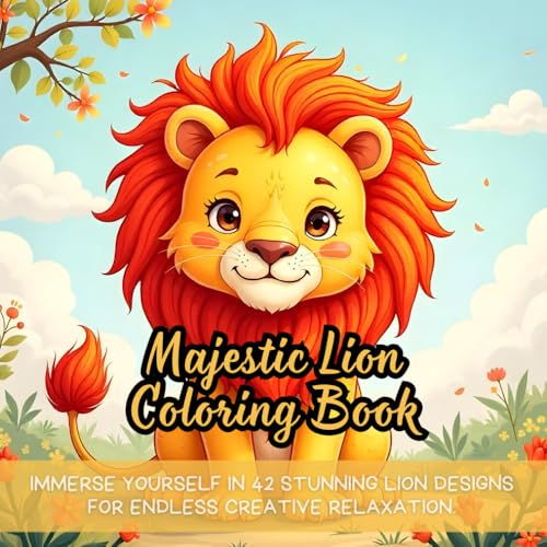 Majestic Lion Coloring Book: Immerse yourself in 42 stunning lion designs for endless creative relaxation. Majestic Lion Coloring Book: Immerse yourself in 42 stunning lion designs for endless creative relaxation. von Independently published