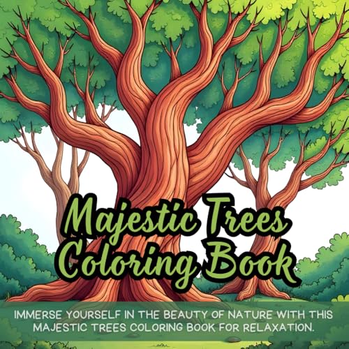 Majestic Trees Coloring Book: Beautiful tree coloring book for adults, nature lovers coloring book, forest coloring book for stress relief, intricate ... botanical tree coloring book for relaxation Majestic Trees Coloring Book: Beautiful tree coloring book for adults, nature lovers coloring book, forest coloring book for stress relief, intricate ... botanical tree coloring book for relaxation von Independently published