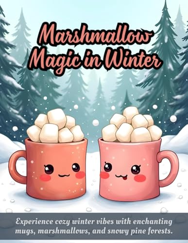 Marshmallow Magic in Winter: cozy coloring book for adults, winter-themed designs, stress-relief art book, marshmallow magic illustrations, relaxing ... unique coloring pages, snowy scenery artwork Marshmallow Magic in Winter: cozy coloring book for adults, winter-themed designs, stress-relief art book, marshmallow magic illustrations, relaxing ... unique coloring pages, snowy scenery artwork von Independently published