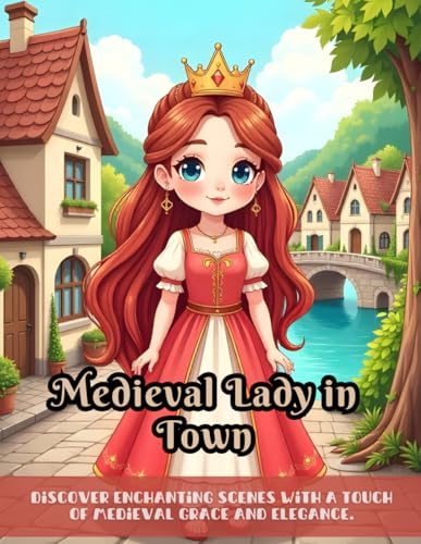 Medieval Lady in Town: medieval lady coloring book, european town scenes, cobblestone street illustrations, beautiful crown designs, young woman ... scenery coloring, relaxing adult coloring Medieval Lady in Town: medieval lady coloring book, european town scenes, cobblestone street illustrations, beautiful crown designs, young woman ... scenery coloring, relaxing adult coloring von Independently published