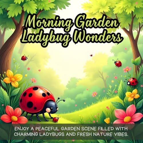 Morning Garden Ladybug Wonders: Relaxing garden coloring book for adults, ladybug coloring book for kids, nature lovers coloring book, peaceful ... coloring book, fresh leaves and ladybugs book Morning Garden Ladybug Wonders: Relaxing garden coloring book for adults, ladybug coloring book for kids, nature lovers coloring book, peaceful ... coloring book, fresh leaves and ladybugs book von Independently published