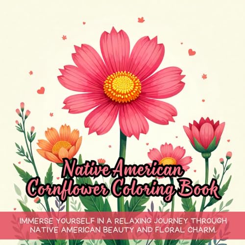 Native American Cornflower Coloring Book: Immerse yourself in a relaxing journey through Native American beauty and floral charm. Native American Cornflower Coloring Book: Immerse yourself in a relaxing journey through Native American beauty and floral charm. von Independently published