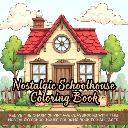 Nostalgic Schoolhouse Coloring Book: Relive the charm of vintage classrooms with this nostalgic schoolhouse coloring book for all ages. Nostalgic Schoolhouse Coloring Book: Relive the charm of vintage classrooms with this nostalgic schoolhouse coloring book for all ages. von Independently published