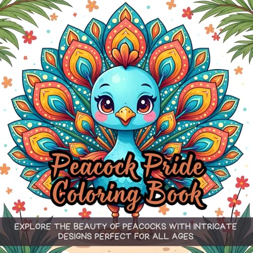 Peacock Pride Coloring Book: Explore the beauty of peacocks with intricate designs perfect for all ages Peacock Pride Coloring Book: Explore the beauty of peacocks with intricate designs perfect for all ages von Independently published