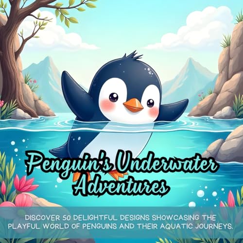 Penguin's Underwater Adventures: penguin coloring book for kids, ocean animal coloring book, cute animal designs for adults, fun art therapy for ... illustrations, stress-relief coloring pages Penguin's Underwater Adventures: penguin coloring book for kids, ocean animal coloring book, cute animal designs for adults, fun art therapy for ... illustrations, stress-relief coloring pages von Independently published