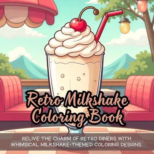 Retro Milkshake Coloring Book: Relive the charm of retro diners with whimsical milkshake-themed coloring designs. Retro Milkshake Coloring Book: Relive the charm of retro diners with whimsical milkshake-themed coloring designs. von Independently published