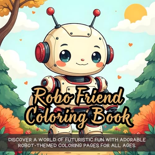 Robo Friend Coloring Book: Discover a world of futuristic fun with adorable robot-themed coloring pages for all ages. Robo Friend Coloring Book: Discover a world of futuristic fun with adorable robot-themed coloring pages for all ages. von Independently published