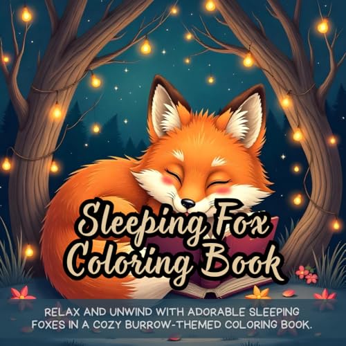 Sleeping Fox Coloring Book: Cute sleeping fox coloring book, cozy animal coloring book, burrow theme coloring book, woodland fox coloring book, ... adults, adorable fox coloring book for kids Sleeping Fox Coloring Book: Cute sleeping fox coloring book, cozy animal coloring book, burrow theme coloring book, woodland fox coloring book, ... adults, adorable fox coloring book for kids von Independently published