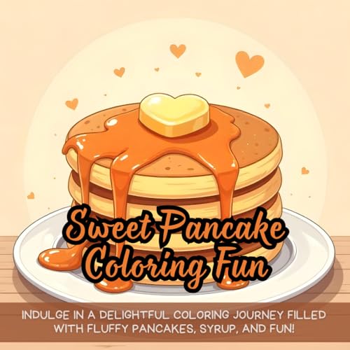 Sweet Pancake Coloring Fun: pancake food coloring book gift, cute breakfast food coloring book, kawaii pancake stack coloring, adorable food lovers ... book, fluffy pancake dessert coloring book Sweet Pancake Coloring Fun: pancake food coloring book gift, cute breakfast food coloring book, kawaii pancake stack coloring, adorable food lovers ... book, fluffy pancake dessert coloring book von Independently published