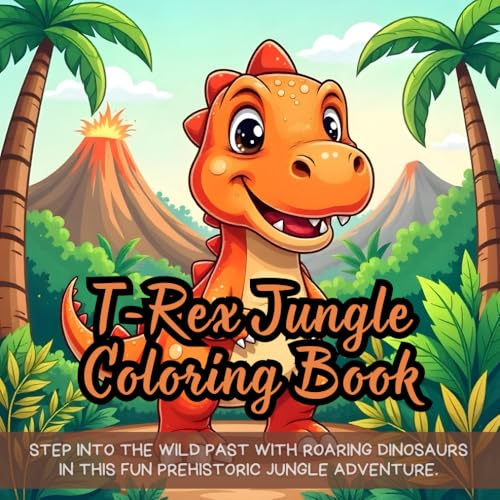 T-Rex Jungle Coloring Book: dinosaur coloring book for kids, prehistoric jungle coloring book, t-rex coloring book for toddlers, fun dinosaur book for ... jungle animal coloring book for children T-Rex Jungle Coloring Book: dinosaur coloring book for kids, prehistoric jungle coloring book, t-rex coloring book for toddlers, fun dinosaur book for ... jungle animal coloring book for children von Independently published
