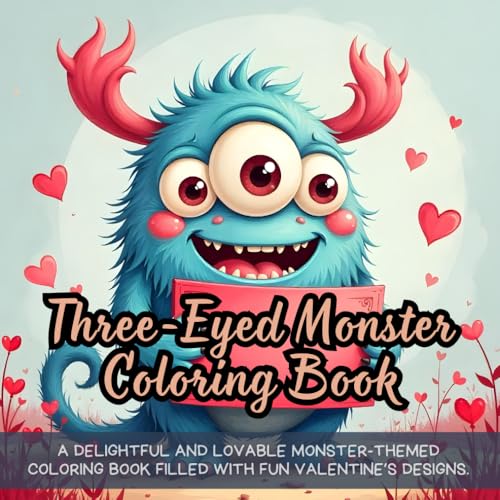 Three-Eyed Monster Coloring Book: Cute monster coloring book for kids, Valentine’s Day coloring book, adorable creatures coloring book, three-eyed ... coloring book, silly monster coloring book Three-Eyed Monster Coloring Book: Cute monster coloring book for kids, Valentine’s Day coloring book, adorable creatures coloring book, three-eyed ... coloring book, silly monster coloring book von Independently published
