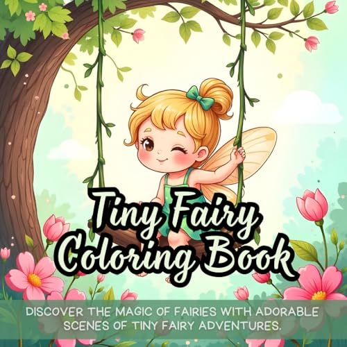 Tiny Fairy Coloring Book: whimsical fairy coloring book, tiny fairy coloring book, enchanted fairyland coloring book, fairy fantasy coloring book, ... book for kids, nature fairy coloring book Tiny Fairy Coloring Book: whimsical fairy coloring book, tiny fairy coloring book, enchanted fairyland coloring book, fairy fantasy coloring book, ... book for kids, nature fairy coloring book von Independently published