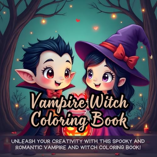 Vampire Witch Coloring Book: Unleash your creativity with this spooky and romantic vampire and witch coloring book! Vampire Witch Coloring Book: Unleash your creativity with this spooky and romantic vampire and witch coloring book! von Independently published