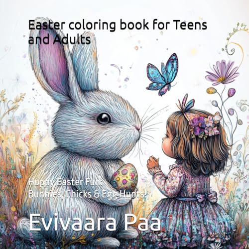 Easter coloring book for Teens and Adults: Hoppy Easter Fun: Bunnies, Chicks & Egg Hunts! Easter coloring book for Teens and Adults: Hoppy Easter Fun: Bunnies, Chicks & Egg Hunts! von Independently published