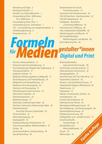 Formeln für Mediengestalter*innen Digital und Print von BoD – Books on Demand