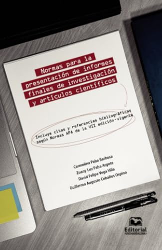 Normas para la presentación de informes finales de investigación y artículos científicos von Editorial Unimagdalena
