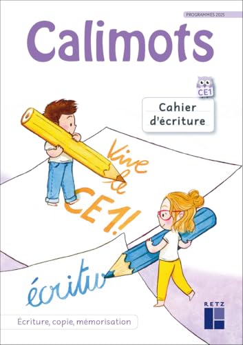 Calimots CE1 - Cahier d'écriture - Programmes 2025 Calimots CE1 - Cahier d'écriture - Programmes 2025 von RETZ