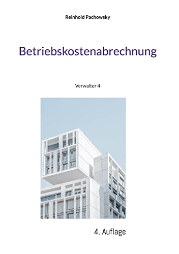 Betriebskostenabrechnung: Verwalter 4 von Book on Demand